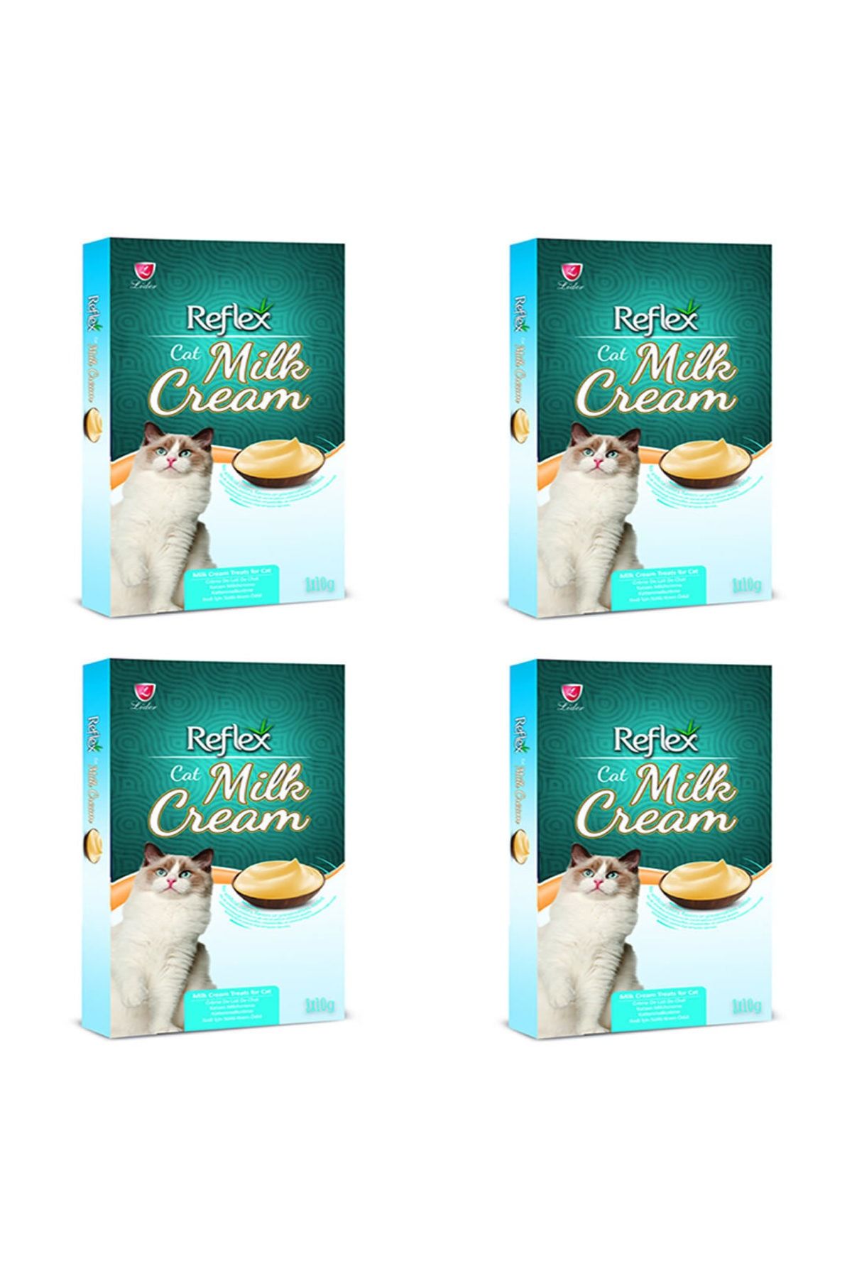 Reflex Reflex Lick Snack Sütlü Kremalı Sıvı Kedi Ödülü 10 Gr 4'LÜ SET