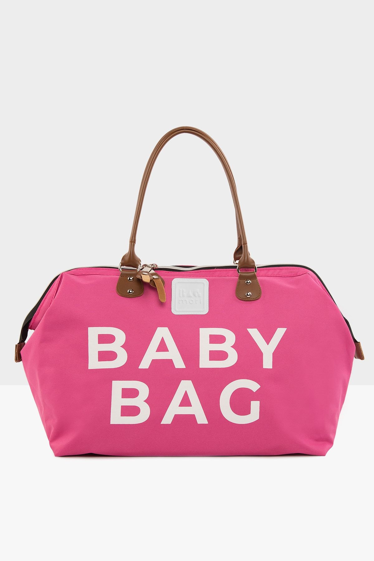 Bagmori Fuşya Kadın Baby Bag Baskılı Bebek Bakım Çantası M000002169