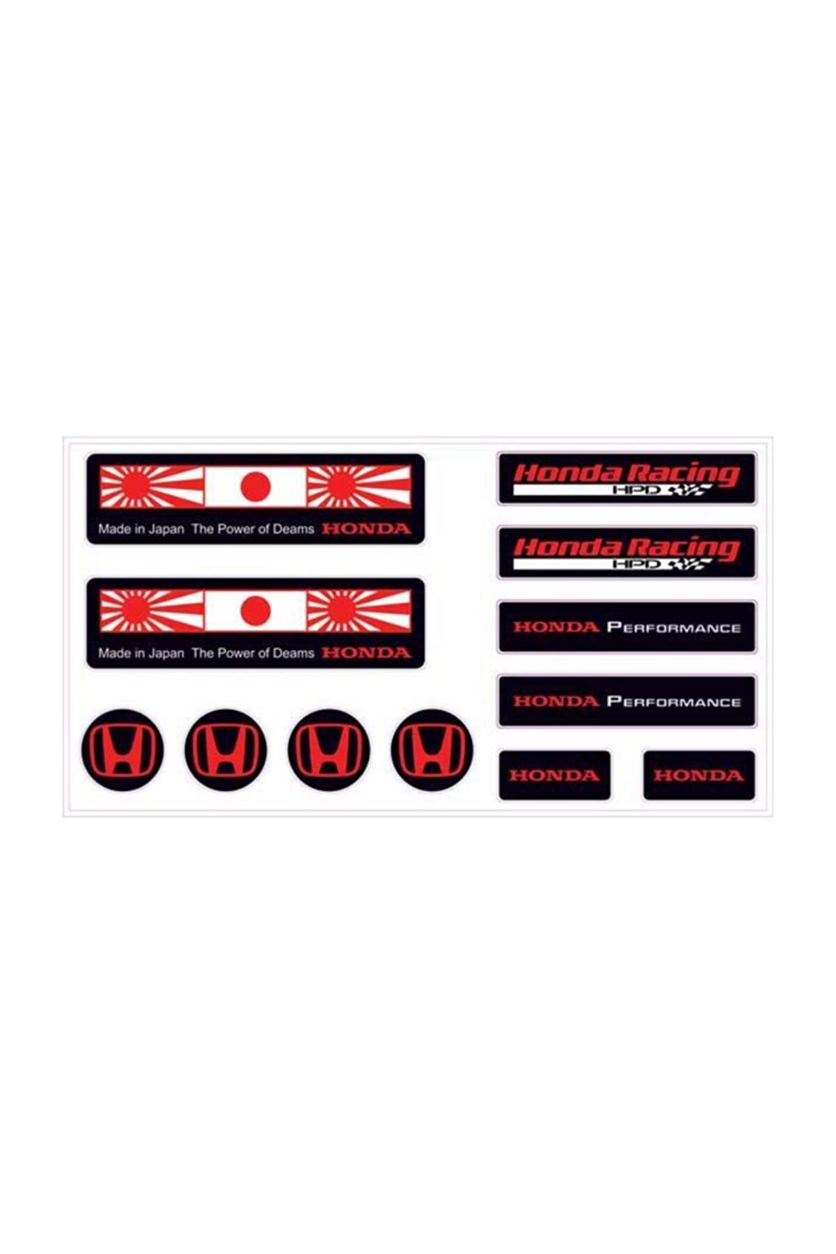 Automix Honda Sticker Damla Çıkartma-etiket 3d 12 Ad