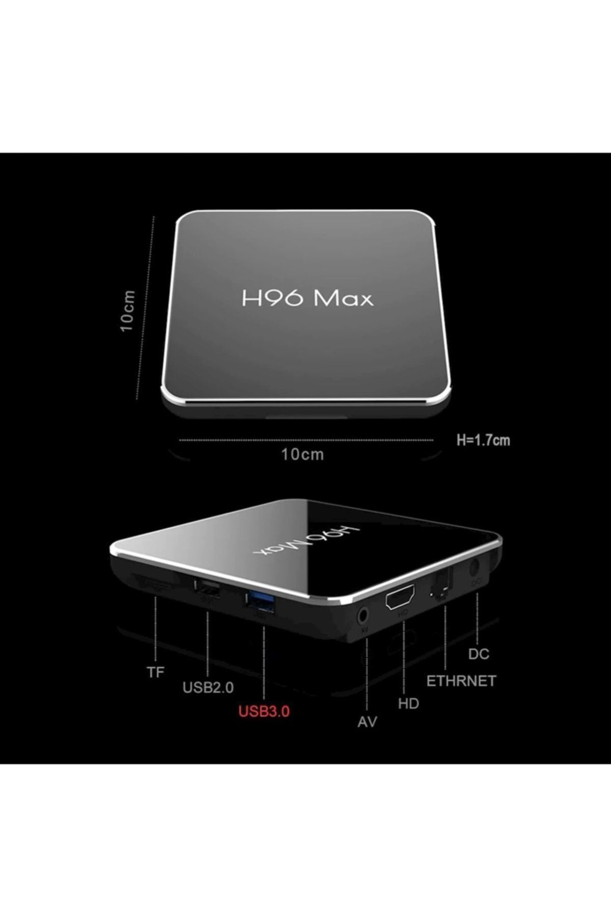 inka H96 Max X2 4 Gb Ram 32 Gb Rom Usb 3.0 Android 9.0 Tv Box