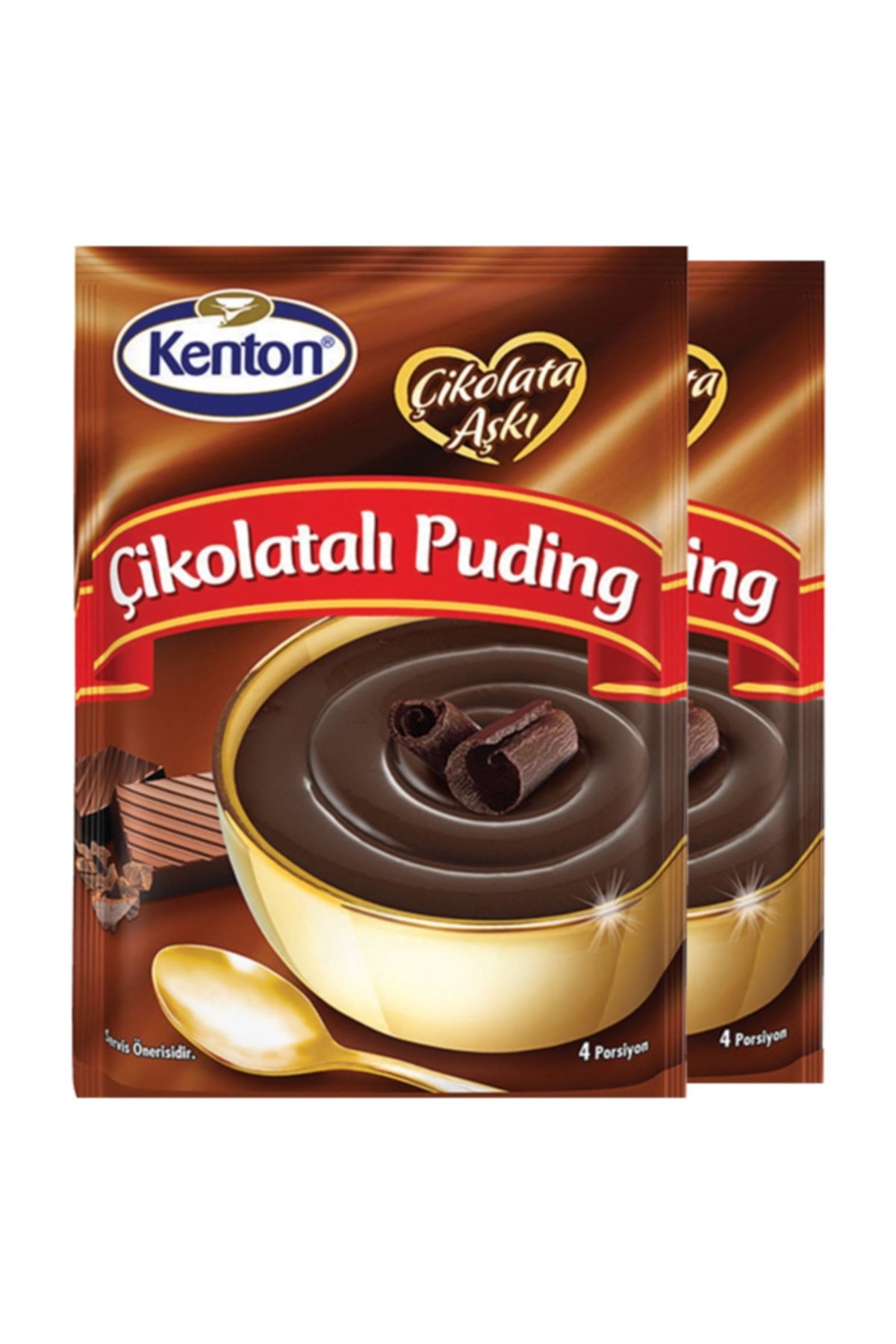 Kenton Puding Çikolata Aşkı Çikolatalı 100 Gr X 2'li Paket