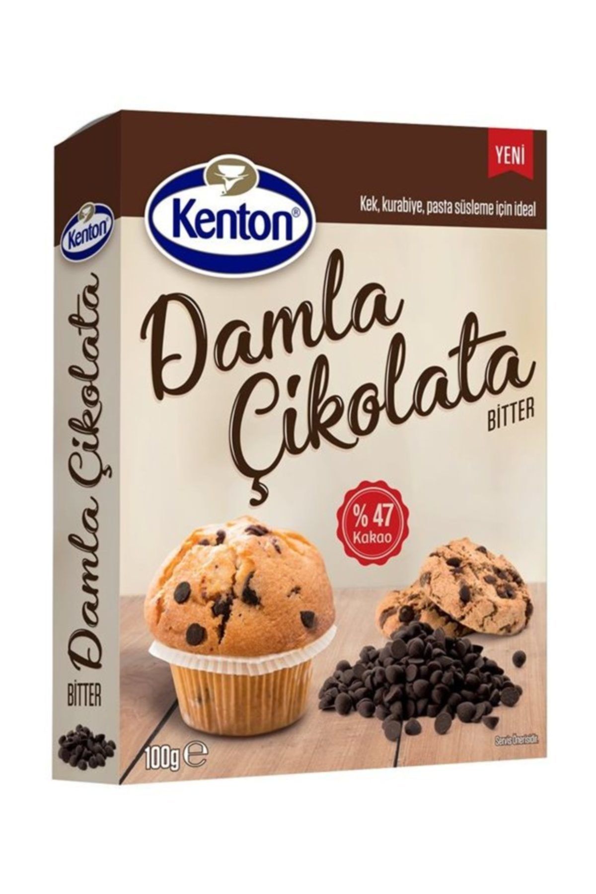 Kenton Damla Çikolata Bitter 100 gr