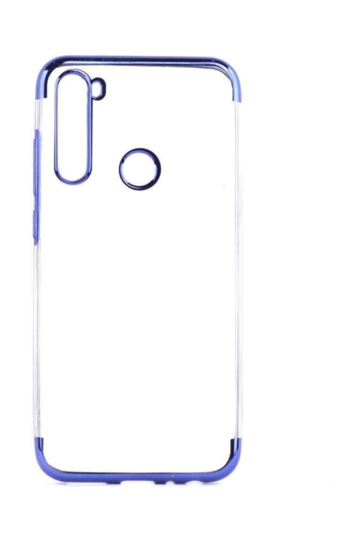 Dijimedia Xiaomi Redmi Note 8t Kılıf Transparan Köşeli Lazer Silikon