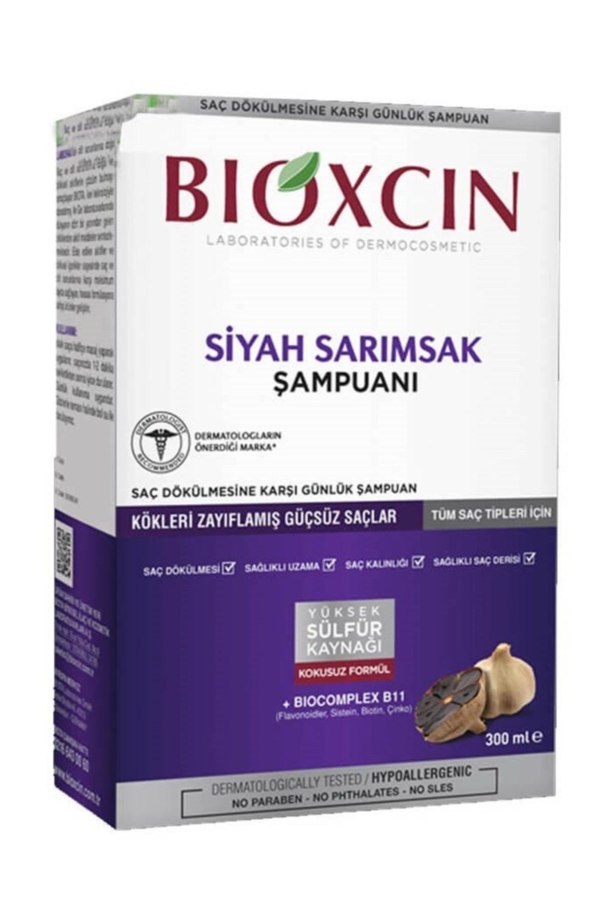 Bioxcin Siyah Sarımsak Şampuanı 300 ml