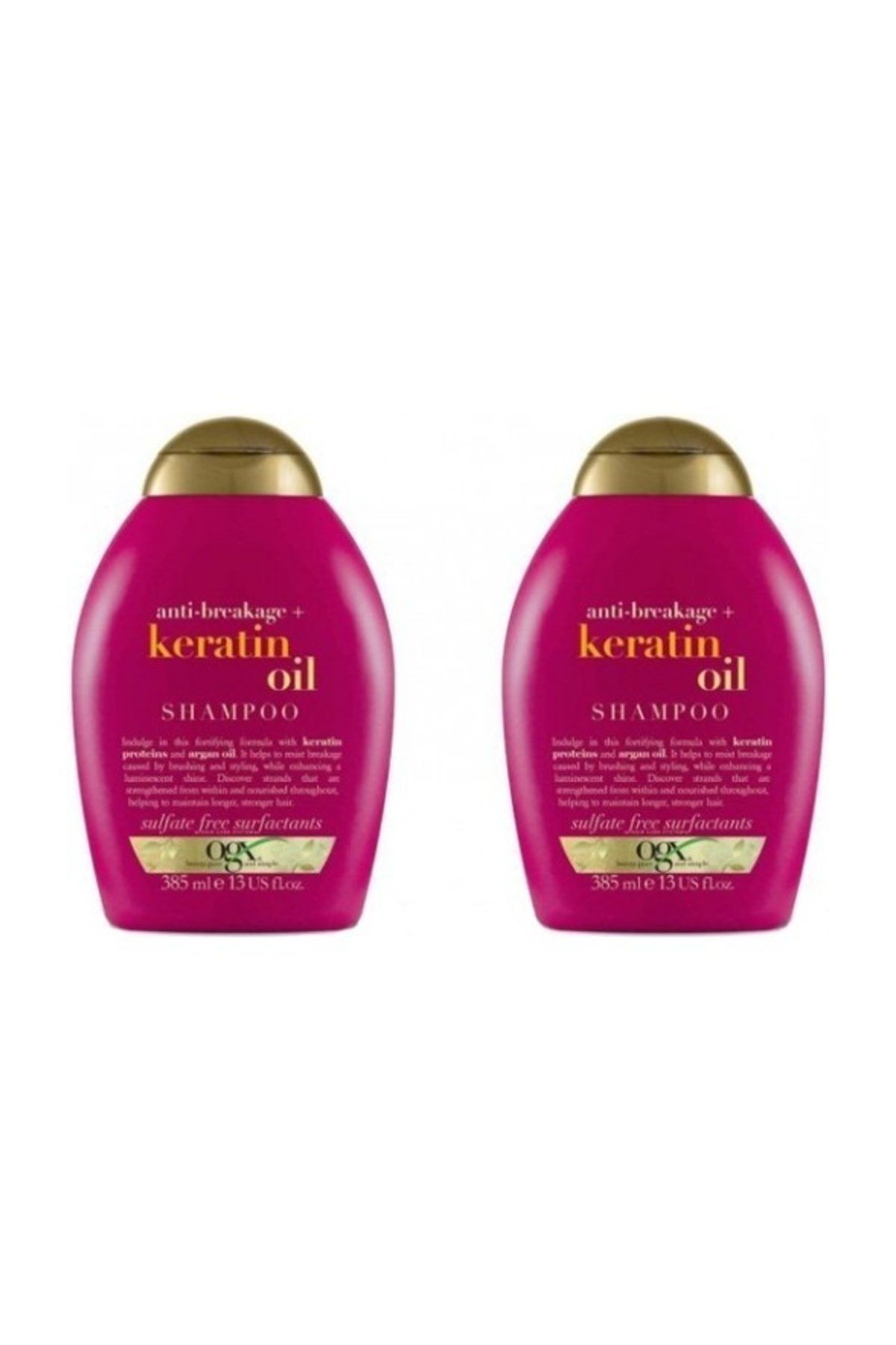 OGX Keratin Oil Kırılma Karşıtı Şampuan 385 ml x 2 Adet