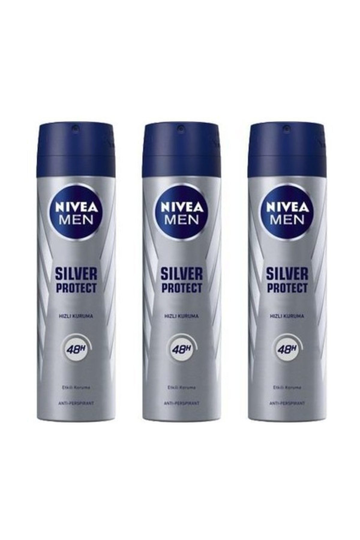 NIVEA Men Deodorant Silver Protect 3 X 150 Ml