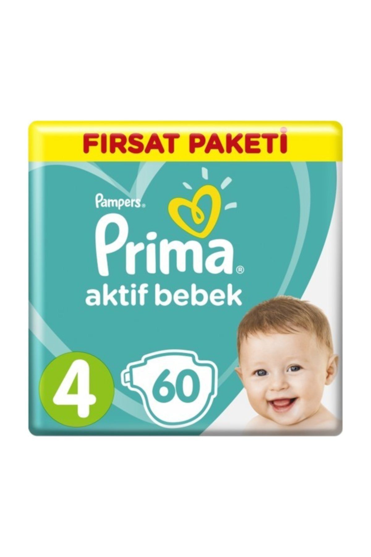 Prima Aktif Bebek Maxi 4 Beden (2x60) 120'li