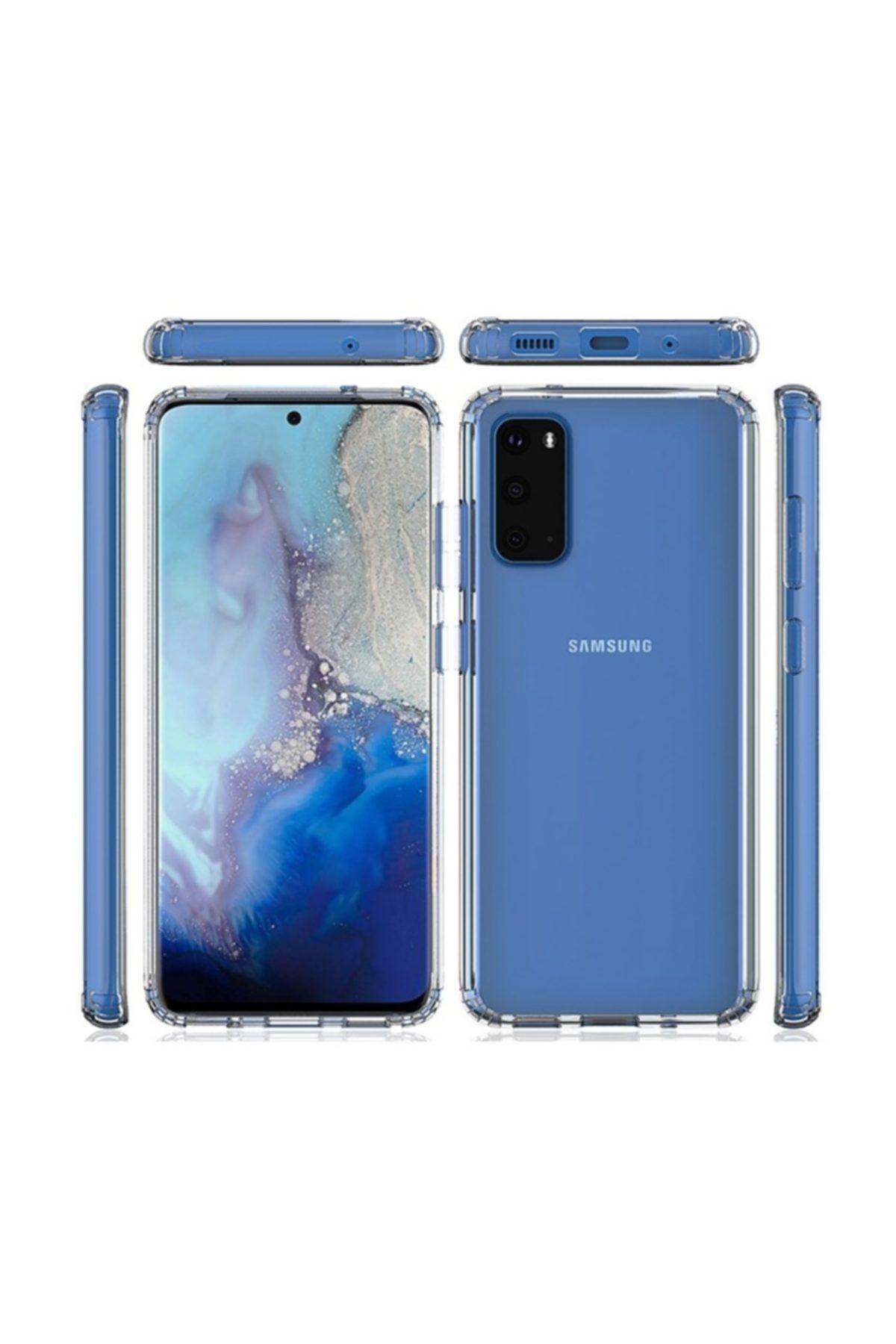 Ally Mobile Ally Samsung Galaxy S11e Anti-drop Darbe Emici Silikon Kılıf Şeffaf