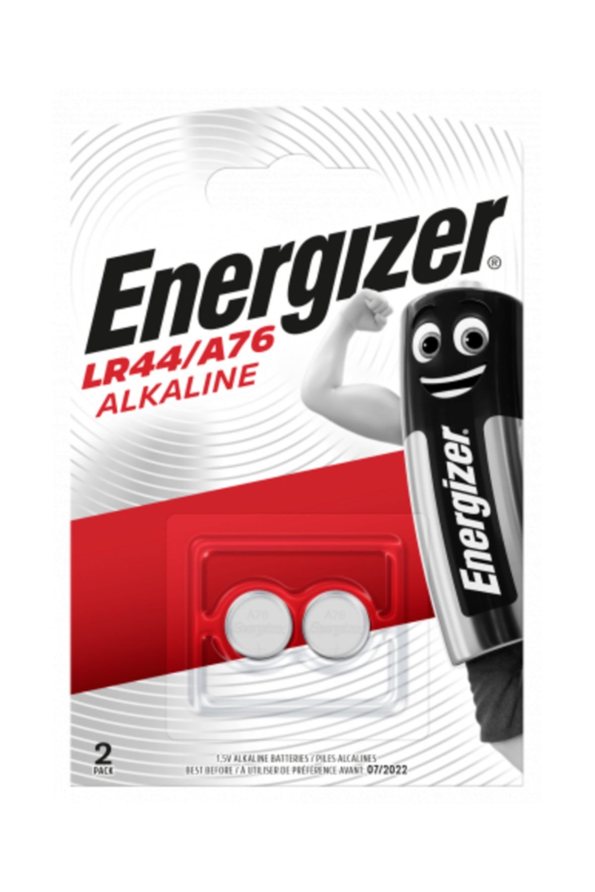 Energizer A76/lr44 Alk 2'li