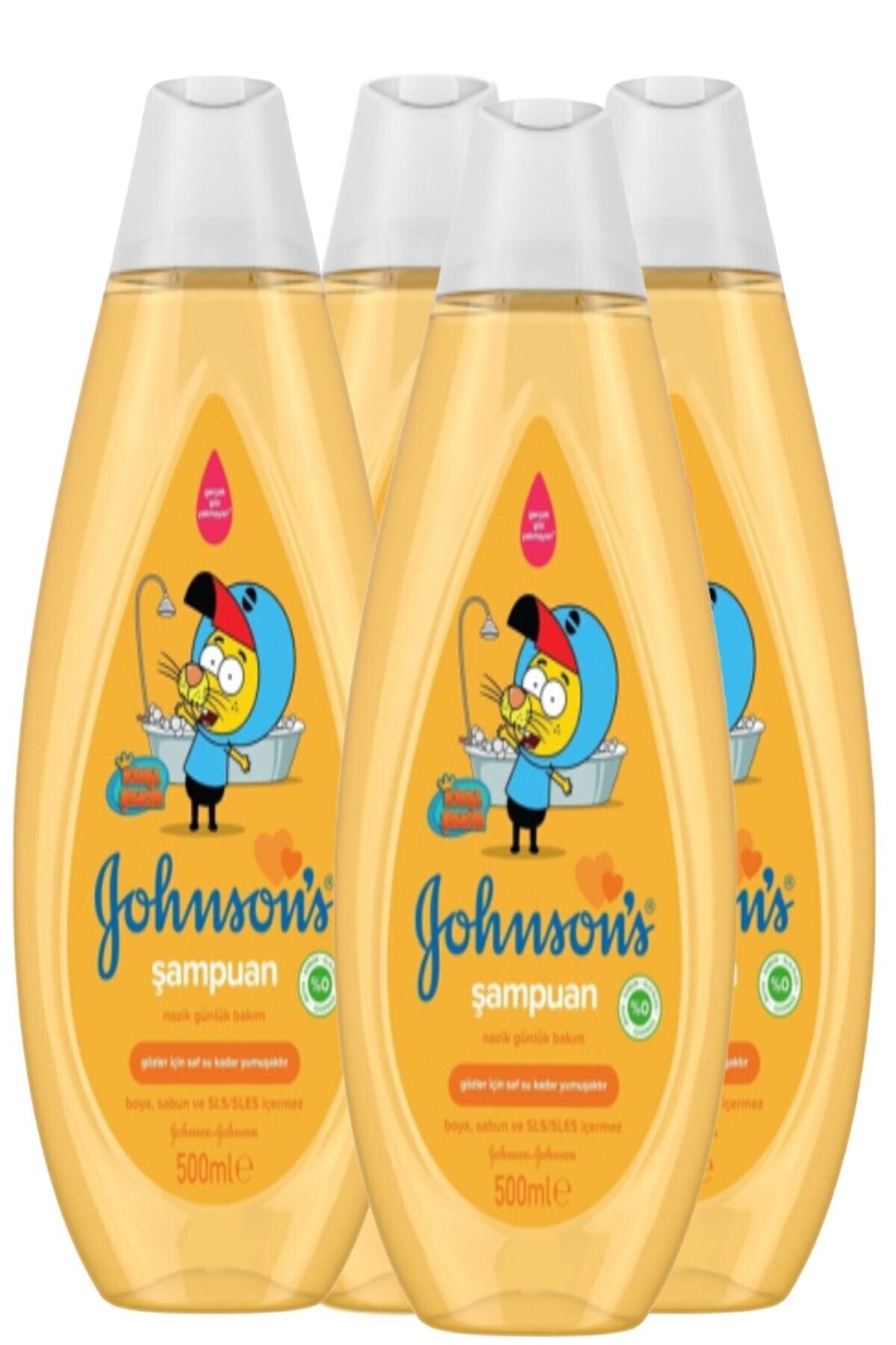 Johnson's Kral Şakir Bebek Şampuanı 500 ml Süper Fırsat X4