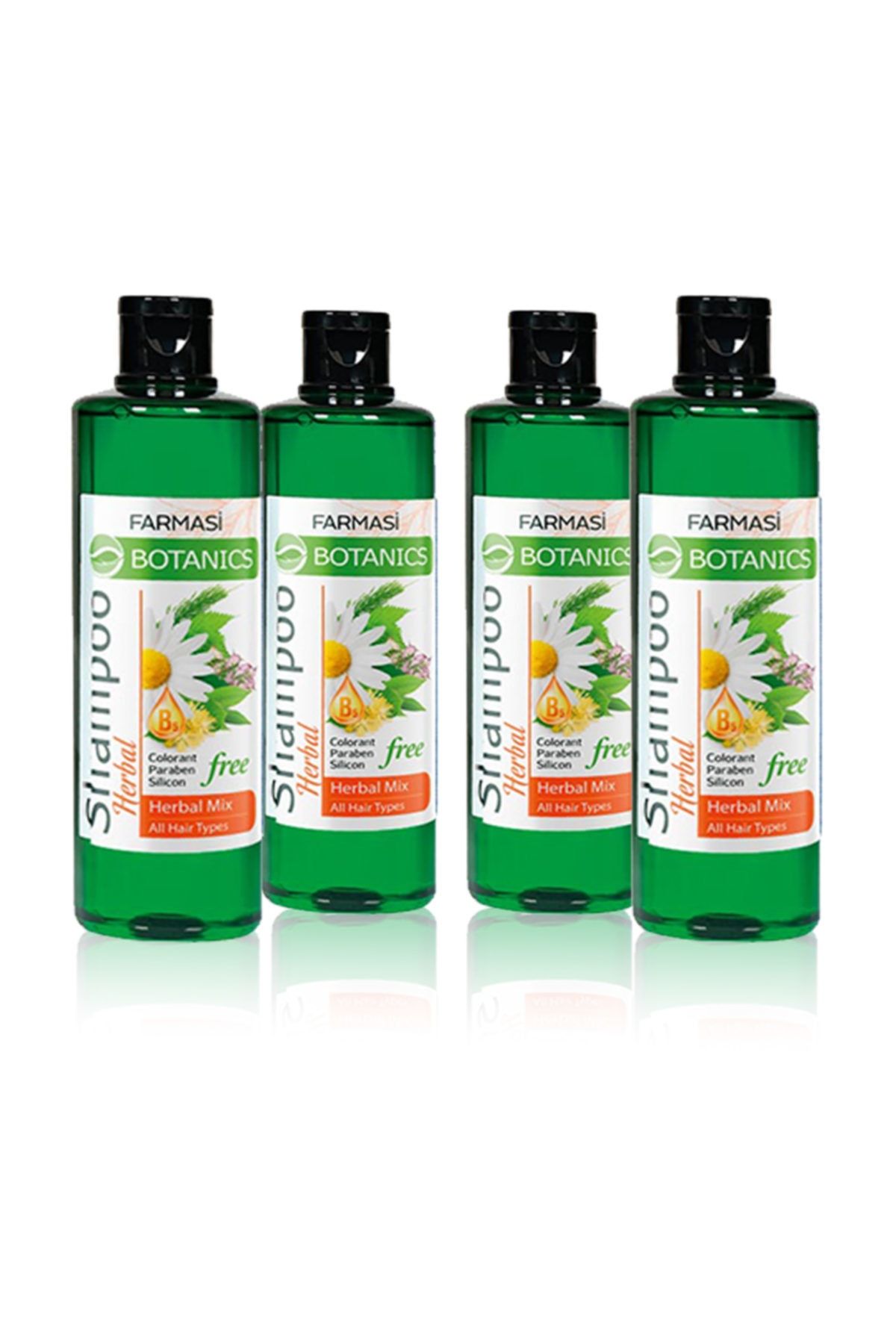 Farmasi Botanics Herbal Mıx Şampuan-500 Ml 4 Adet