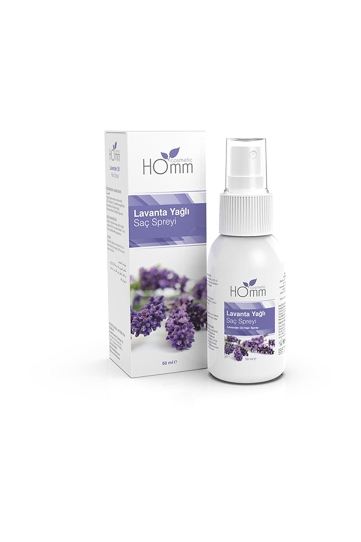 HOMMCOZMETİC Homm Bit Koruyucu Lavanta Yağlı Saç Spreyi 50 Ml | Doğal Koruma