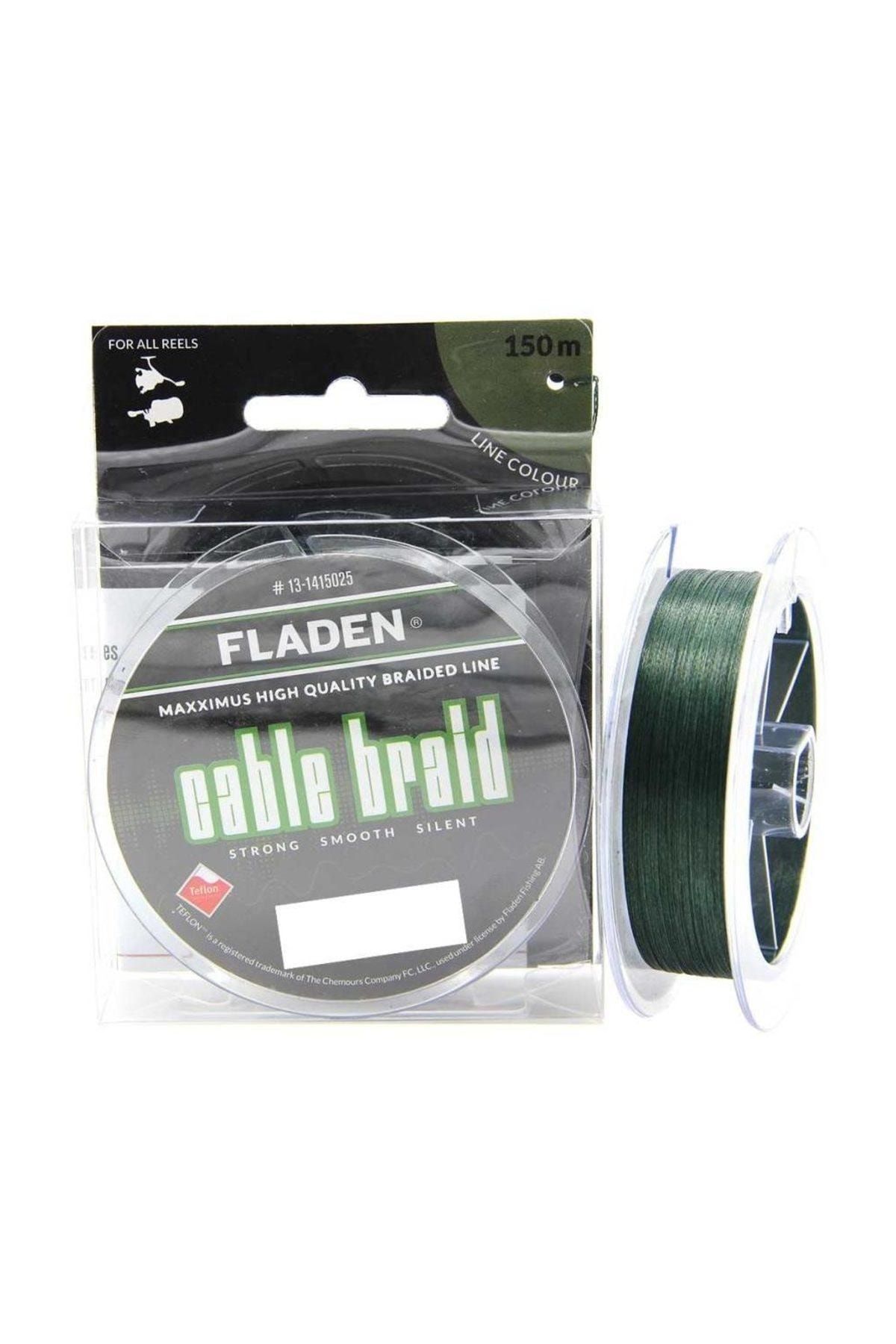 FLADEN Maxximus Cable Braid Yeşil İp Olta Misinası 150 mt 0,10 mm
