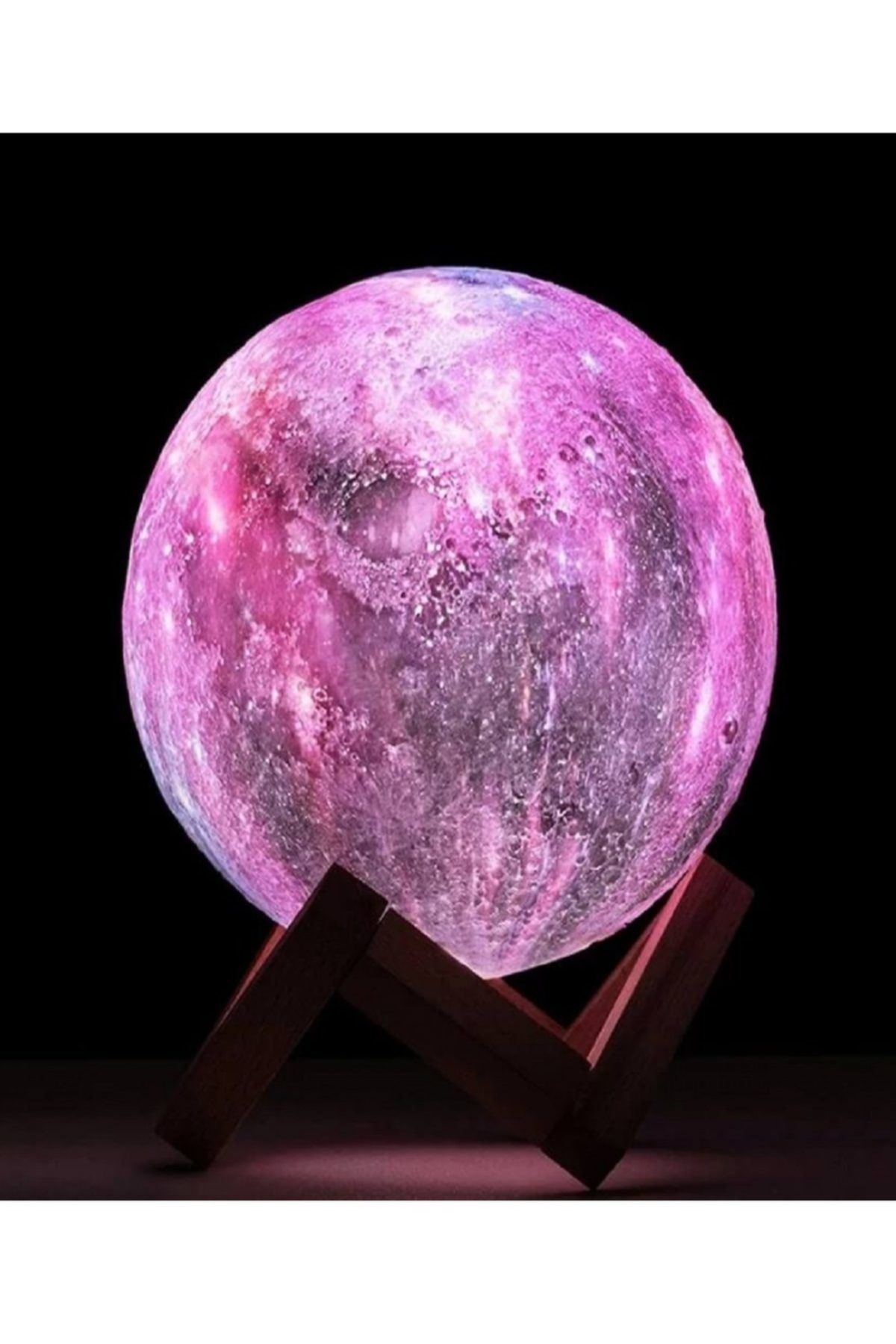 NETAVANTAJ Galaxy Renk Değiştiren Moonlight Dolunay Ay Gece Lambası 15 cm.