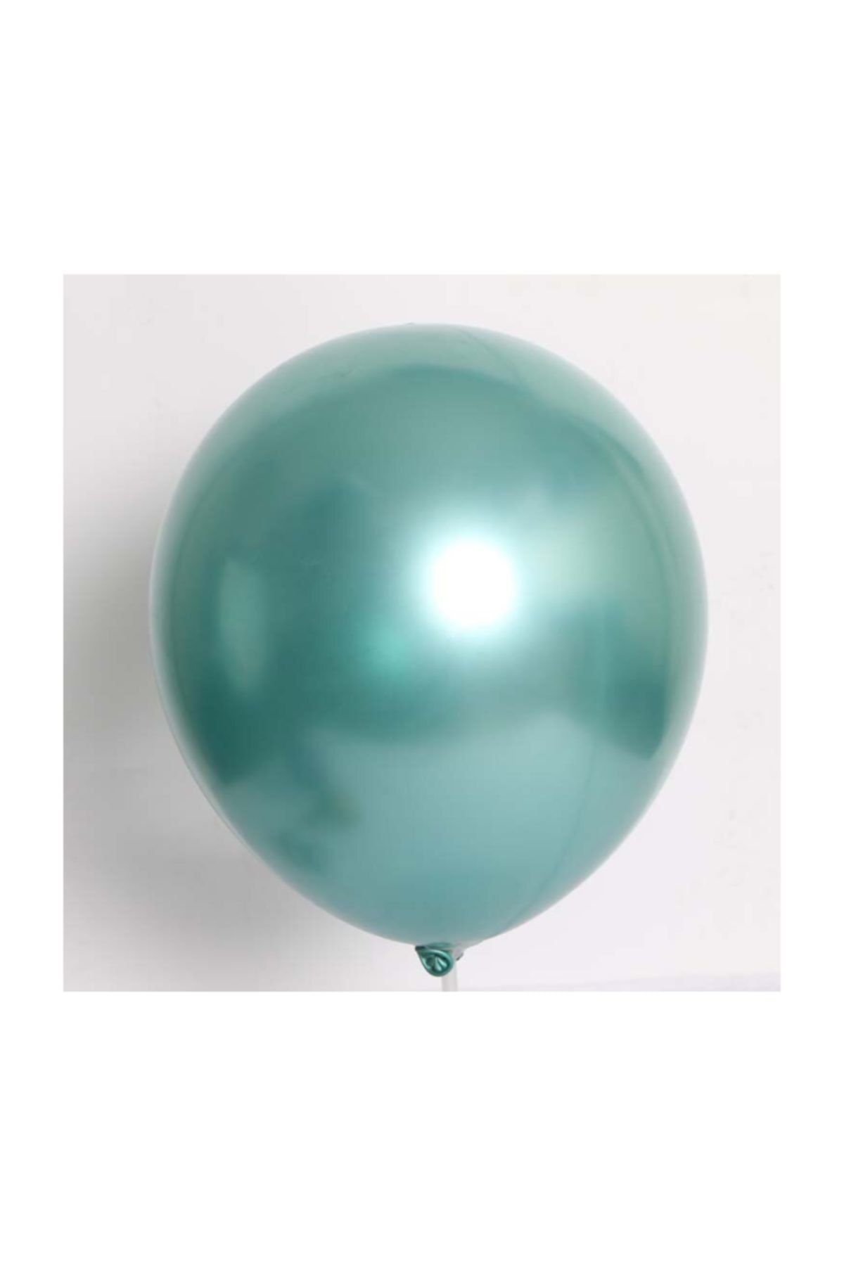 Zümrüt Yeşili Renk Krom Balon 50 Adet_0