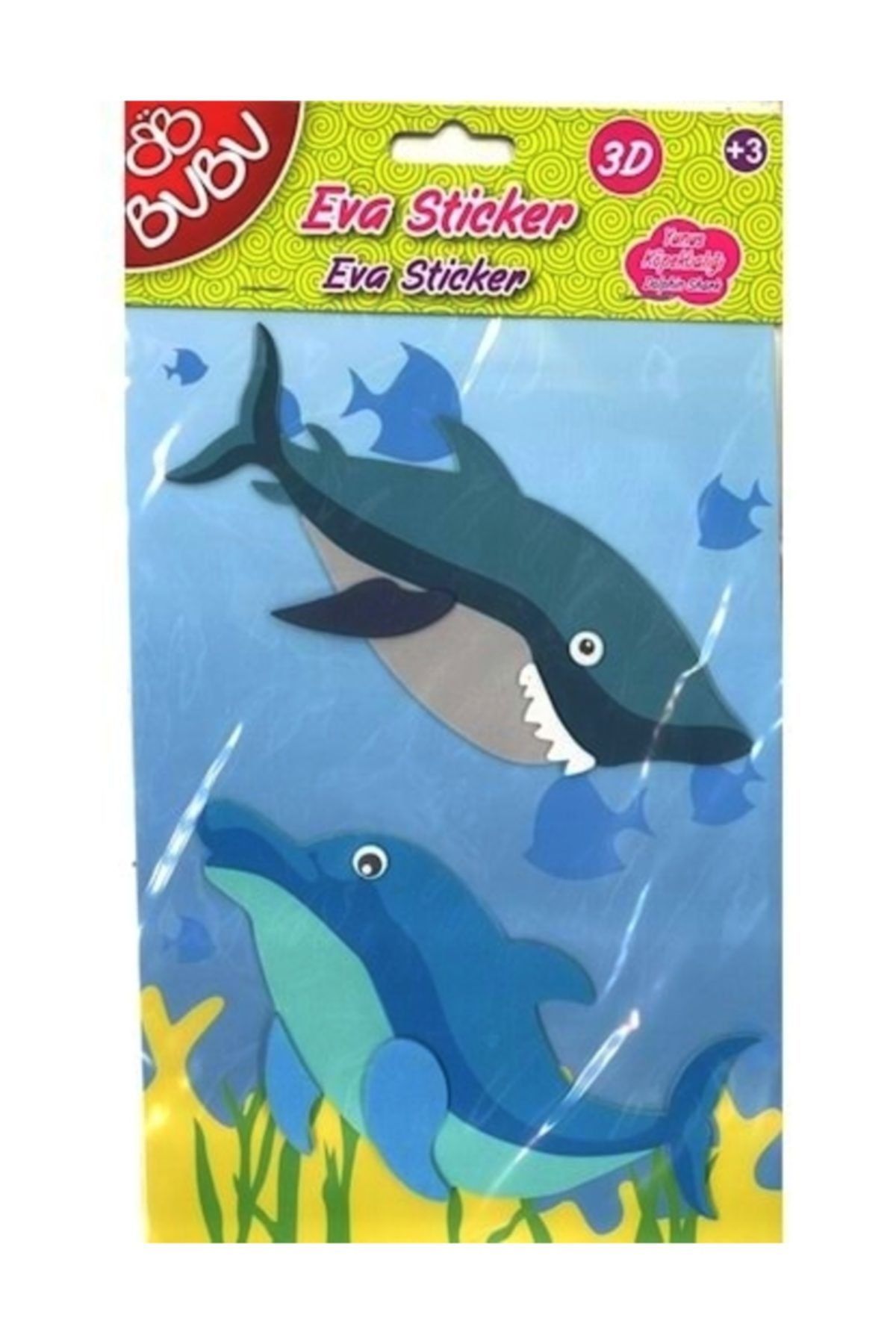 Ceren Kırtasiye Yunus Ve Köpek Balığı Sticker St0044