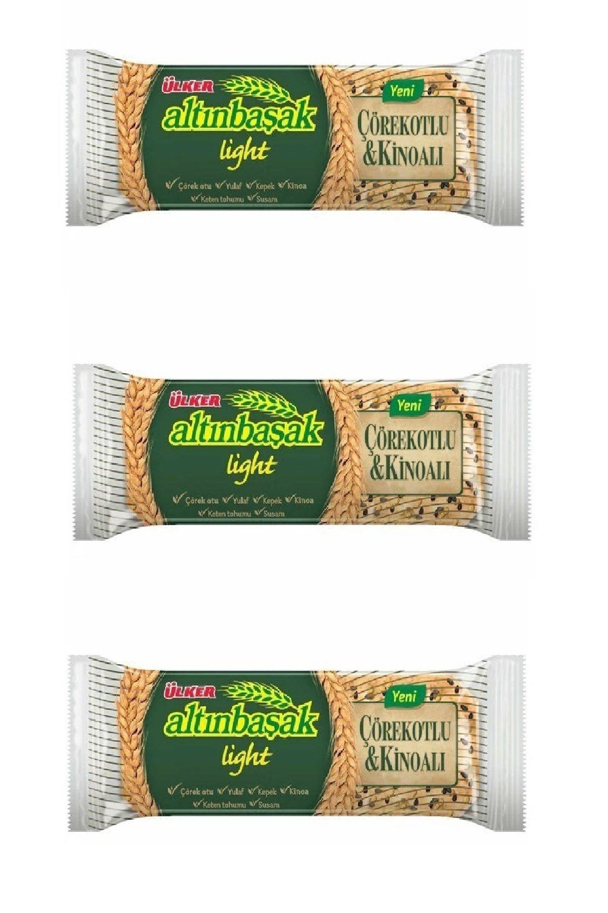 Ülker Altınbaşak Çörekotlu Kinoalı 40 gr X 3 Adet