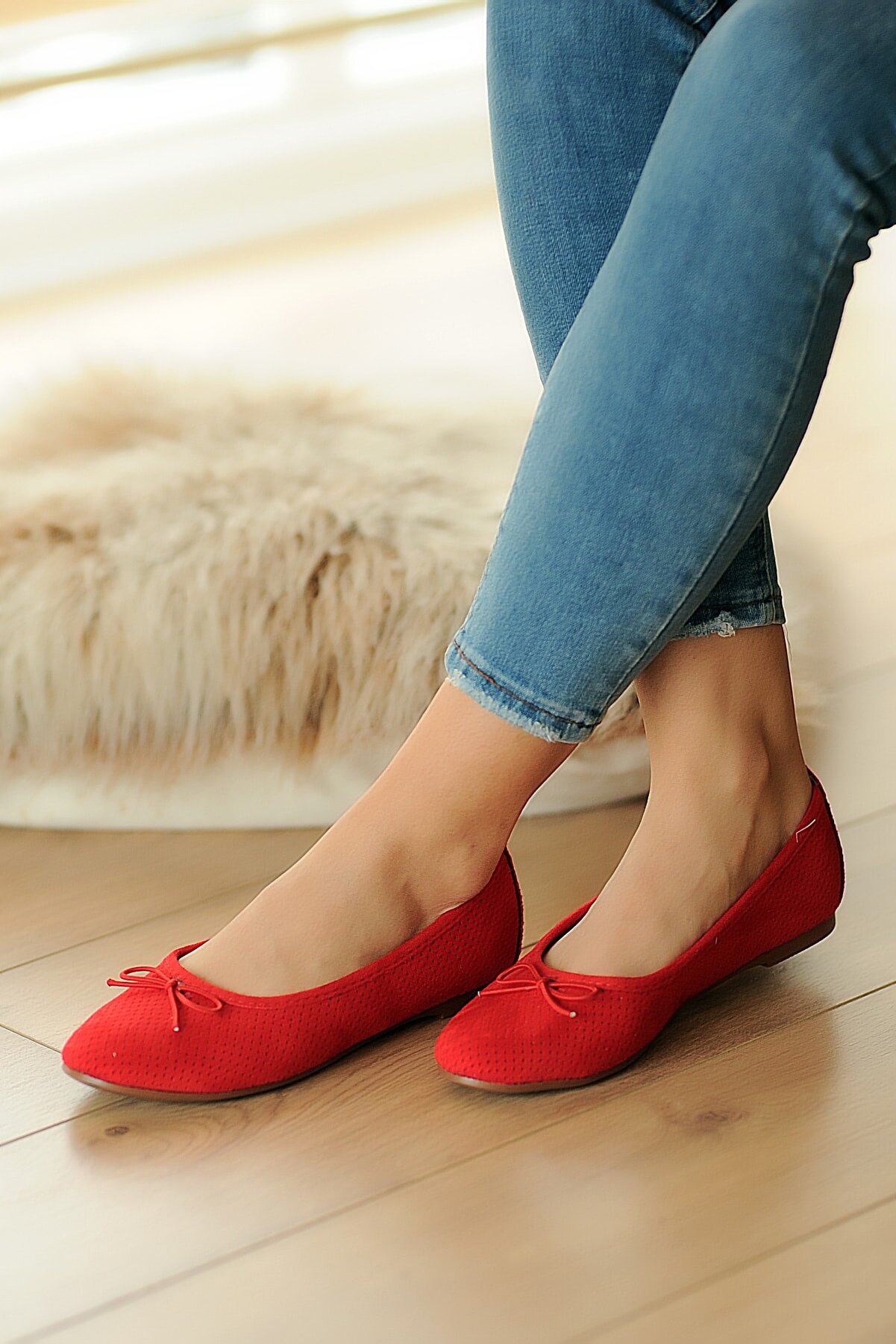 Pembe Potin Kırmızı Kadın Casual Ayakkabı A750-20