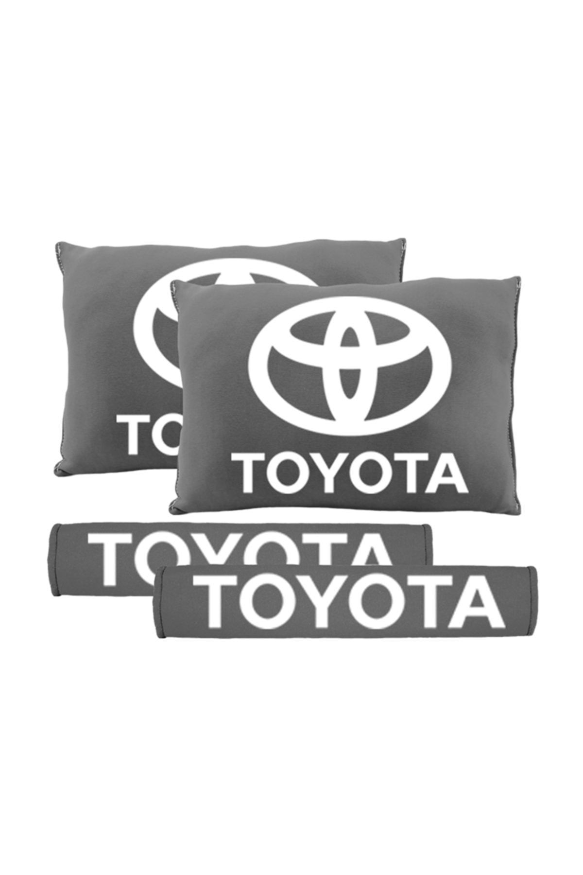 Space Toyota Logolu Boyun Yastığı Ve Kemer Pedi