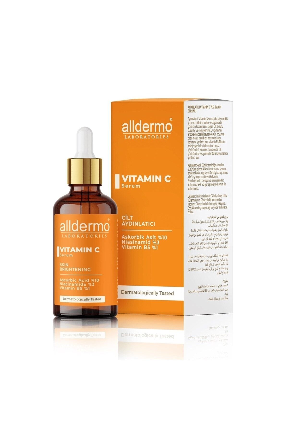 Alldermo Vitamin C Serum - Cilt Aydınlatıcı 30ml 8680573101055