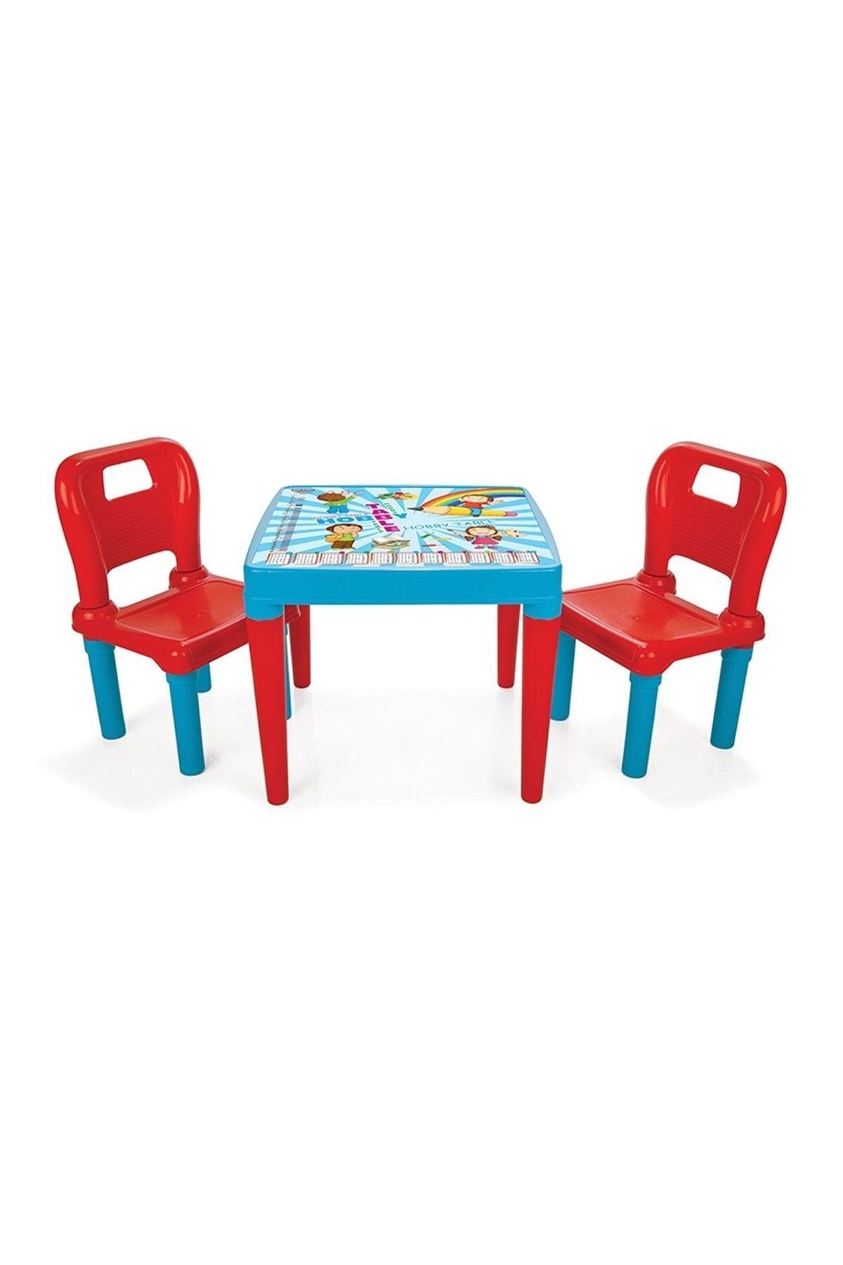 PİLSAN Hobby 2 Sandalyeli Oyun Ve Aktivite Masası (mavi)