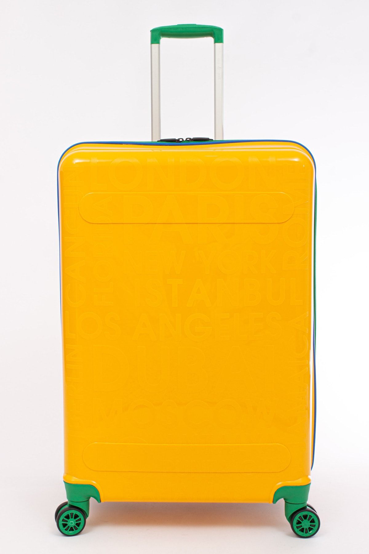 KAFF Albatros Cap Polo's Sarı 4 Teker PP 112 Kırılmaz Dayanıklı Orta Boy Valiz & Bavul