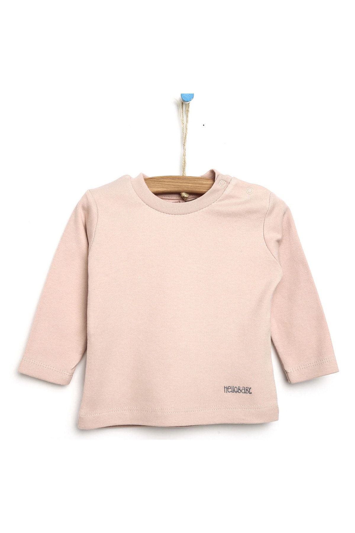 HelloBaby Basic Kız Bebek İnterlok Sweatshirt