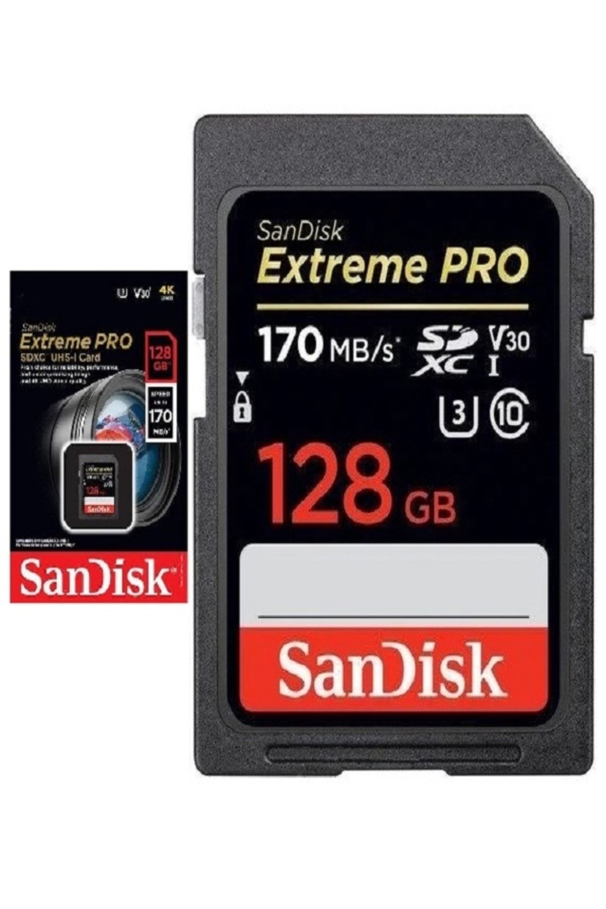 Sandisk 128gb 170mbs Sony Mc2500 Için Ideal Hafıza Kartı