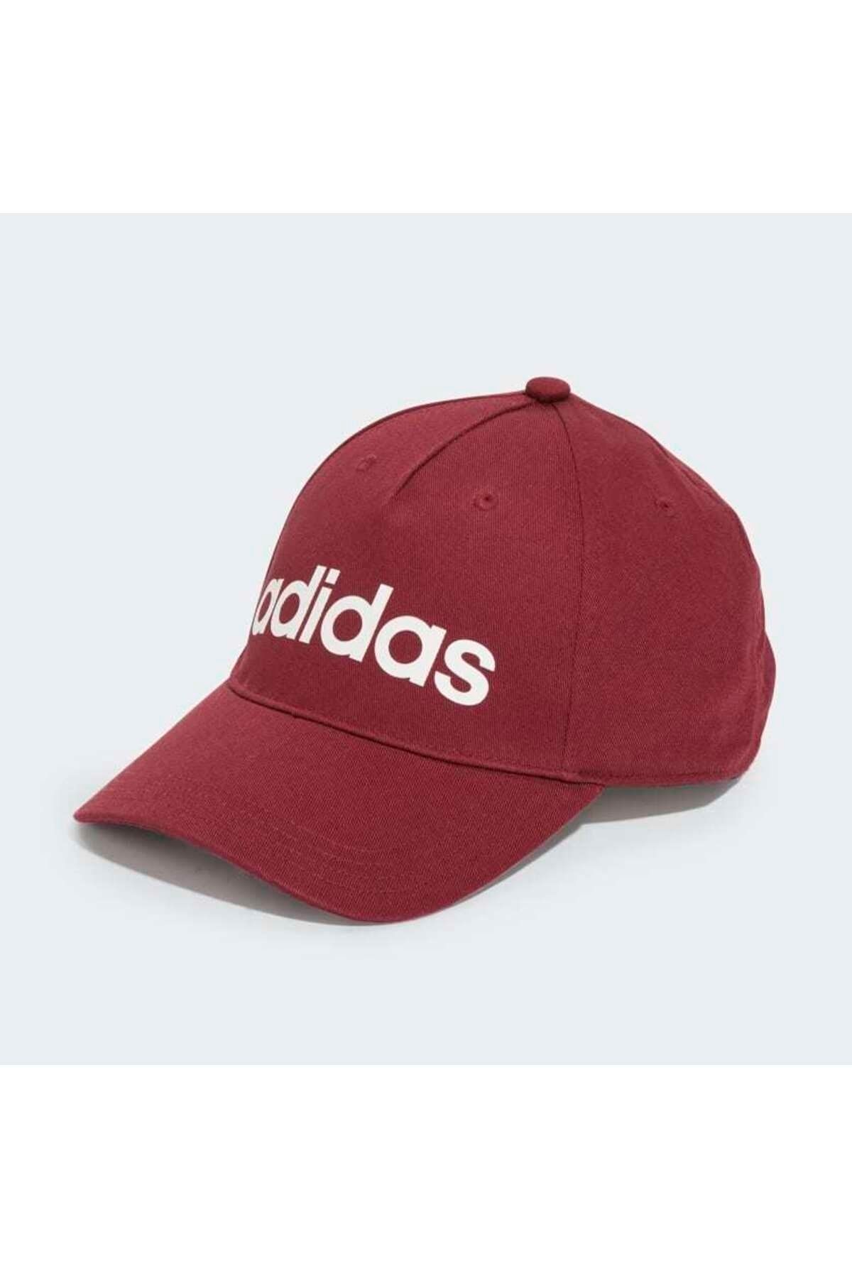 adidas günlük unisex bordo şapka
