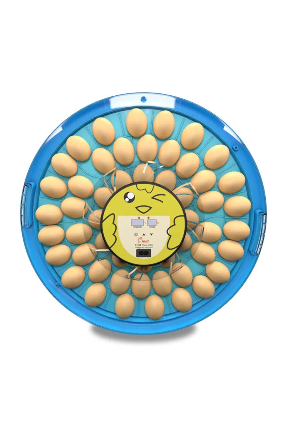 DODOPAZAR Hhd 52 Yumurta Kapasiteli Tam Otomatik Kuluçka Makinesi Silindir Viyollü Kaz Ördek Bıldırcın Tavuk