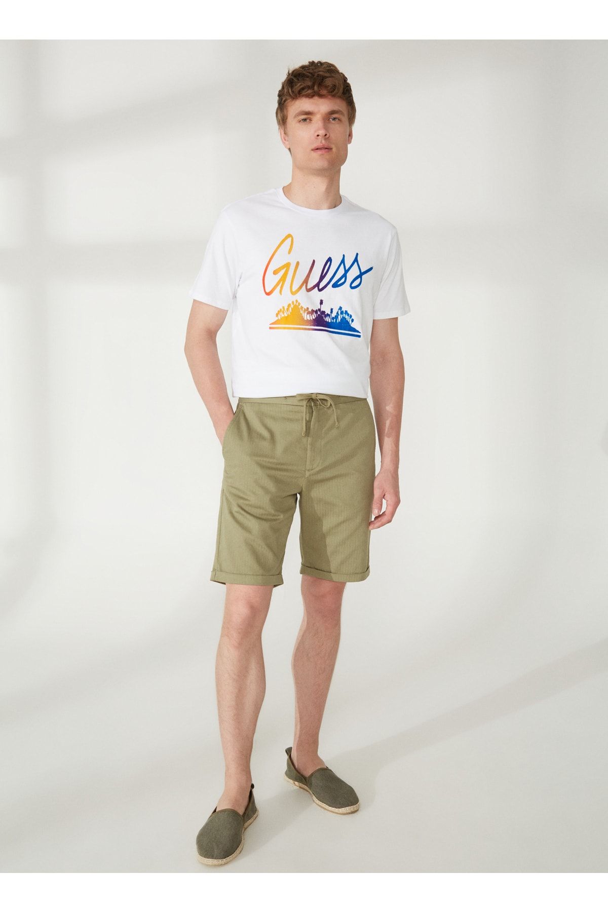 Lee Regular Fit Haki Erkek Şort L231406801_chino Şort
