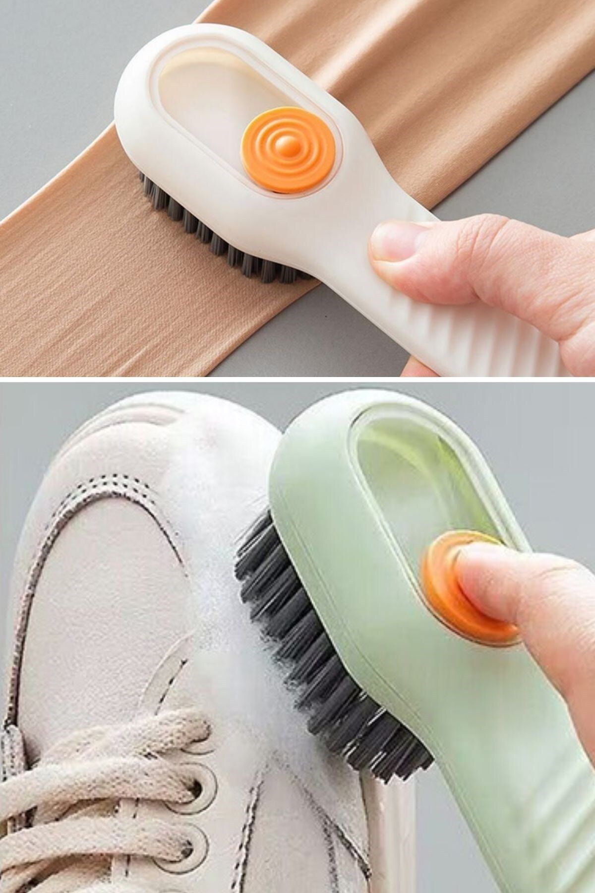 Buffer ® Çok Amaçlı Deterjan Hazneli Pratik Ayakkabı, Bot Temizleme Yıkama Fırçası