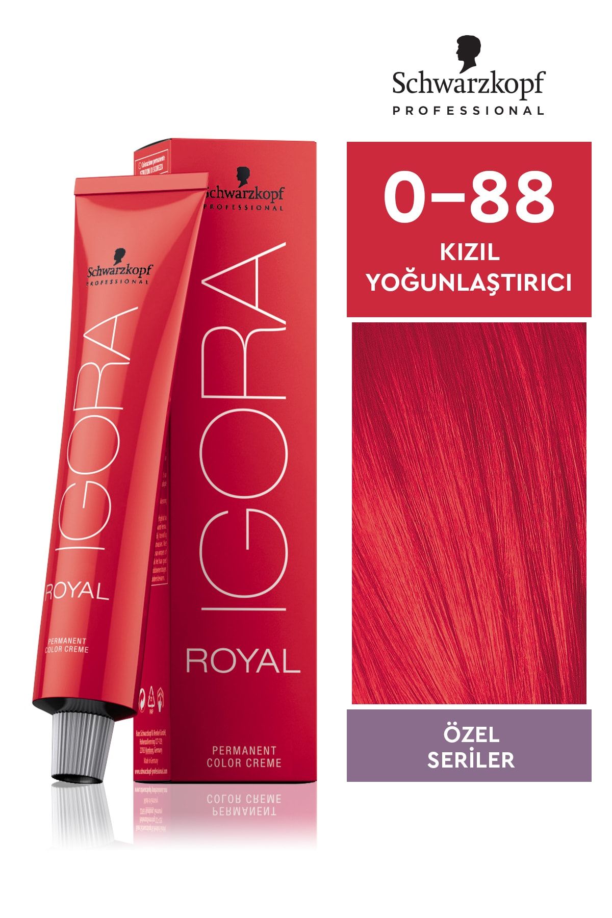 Igora Royal 0-88 Kızıl Yoğunlaştırıcı Saç Boyası 60 ml