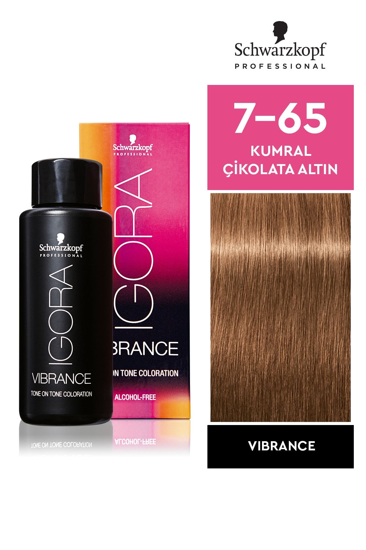 Igora Vibrance 7-65 Kumral Çikolata Altın Saç Boyası 60ml