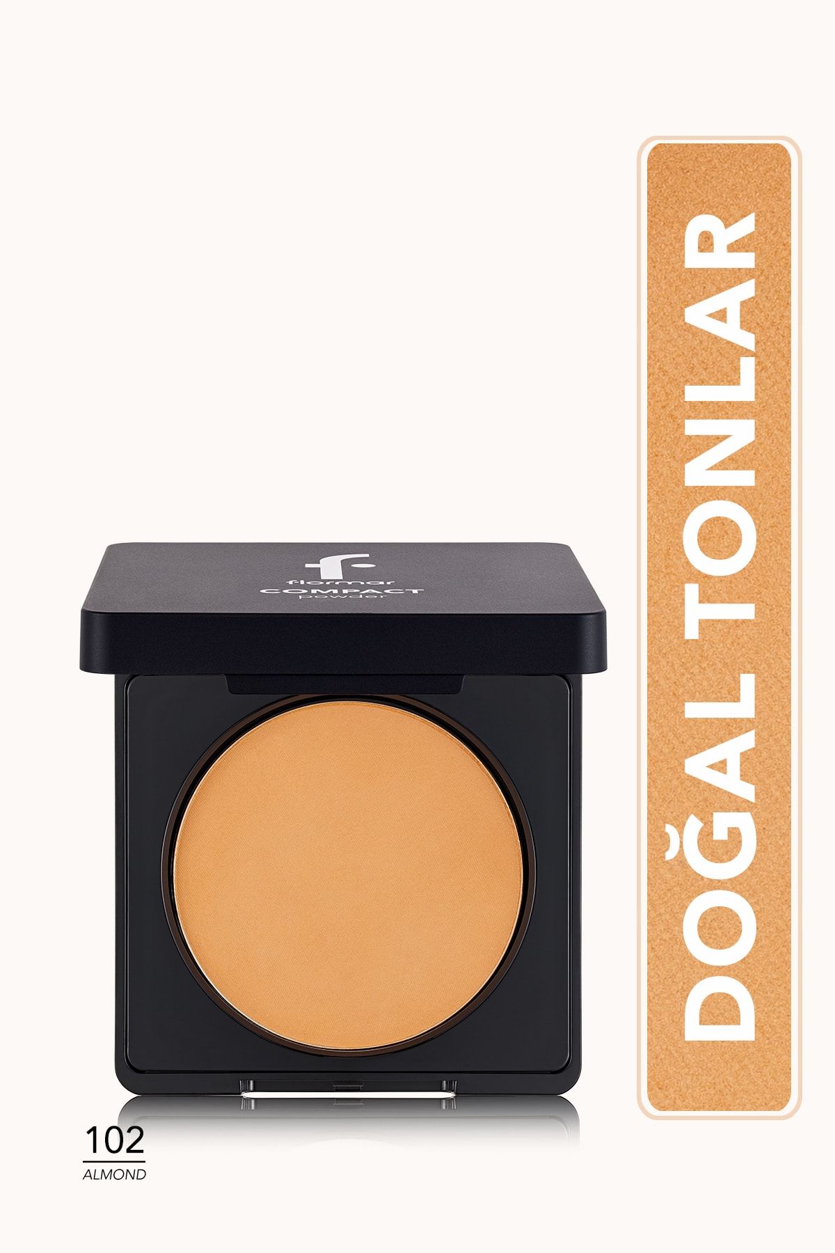 Flormar Yoğun Pigmentli Kompakt Pudra - Compact Powder - 102 Almod - 8682536051385