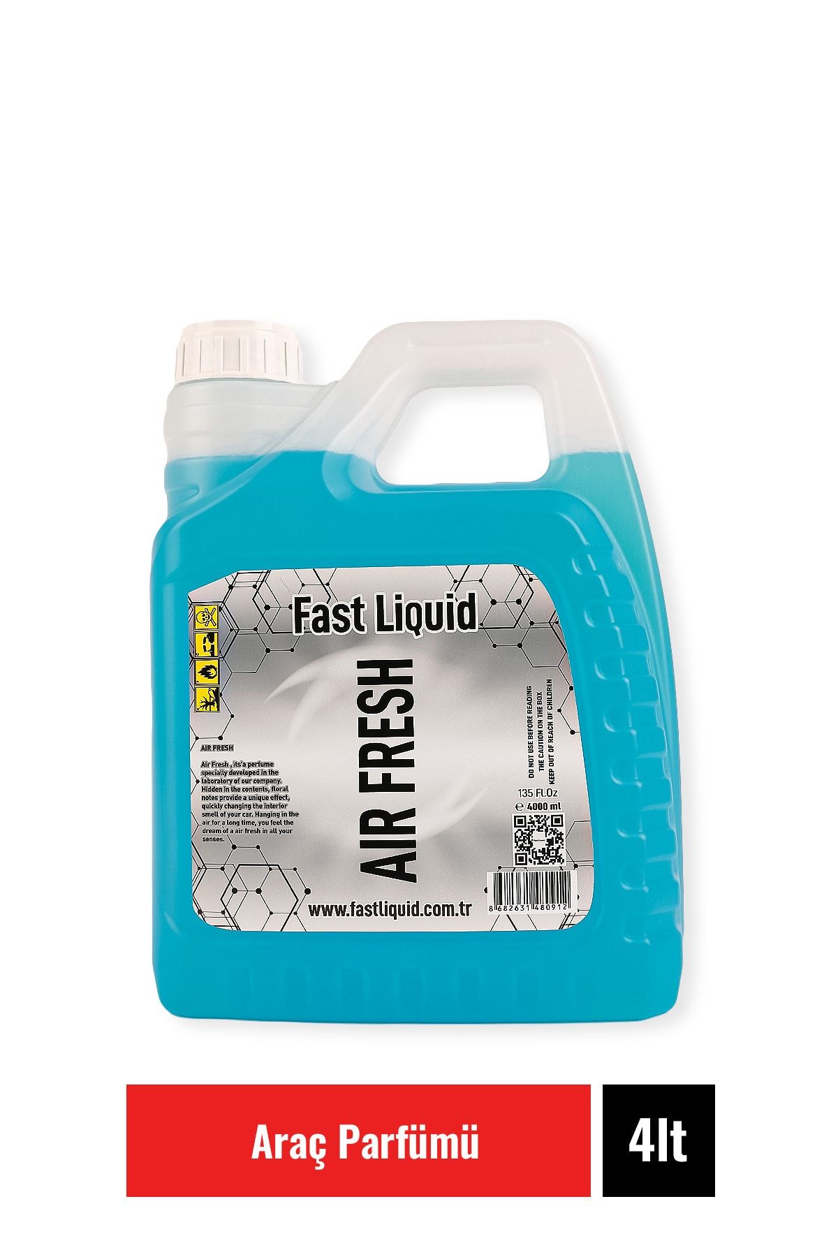 Fast Liquid Aır Fresh 4lt Araç Parfümü Özel Üretim Kalıcı Esans