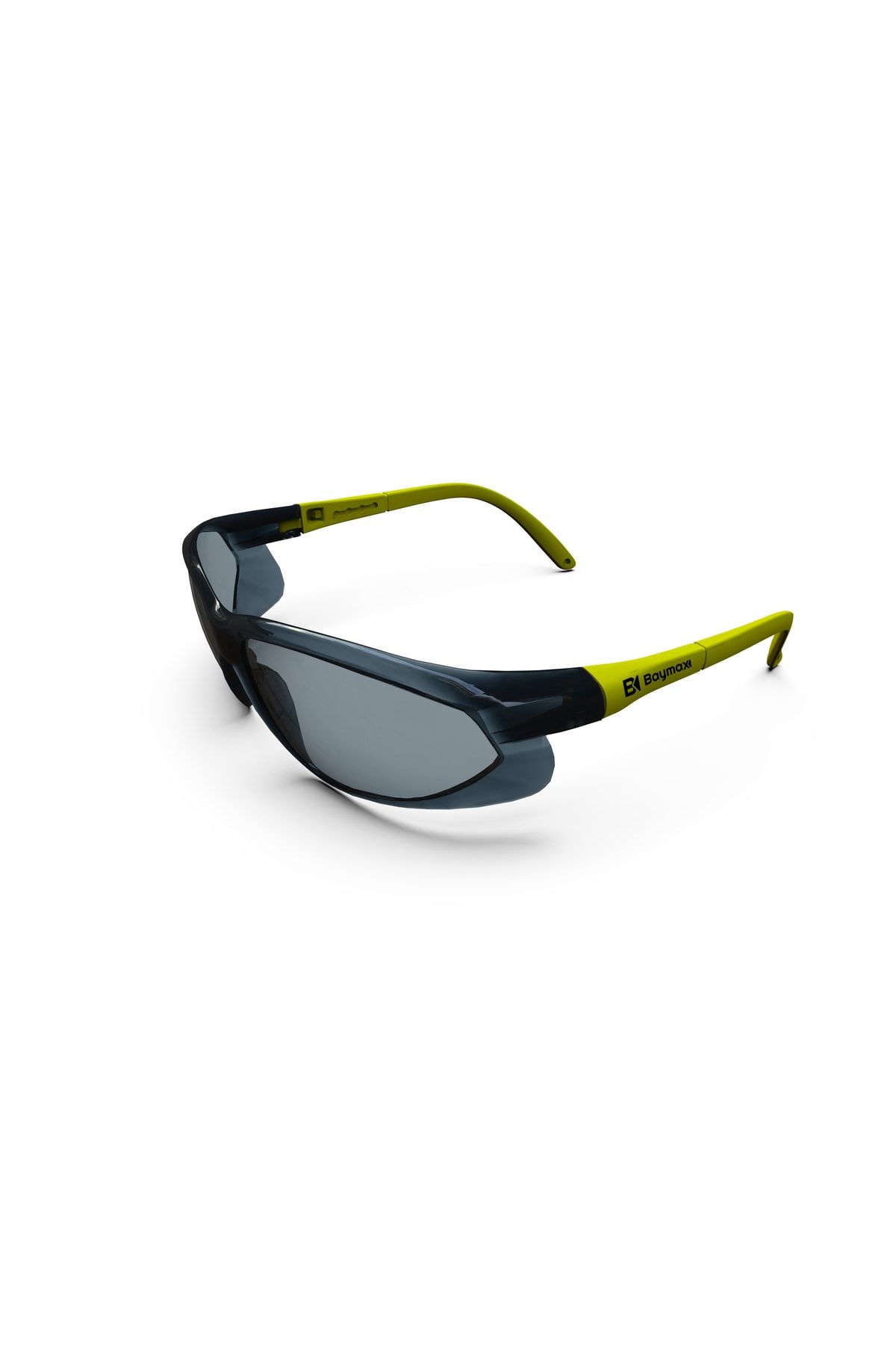 Baymax Iş Güvenlik Gözlük Koruyucu Gözlük Çapak Gözlüğü S-900 Füme 6 Adet