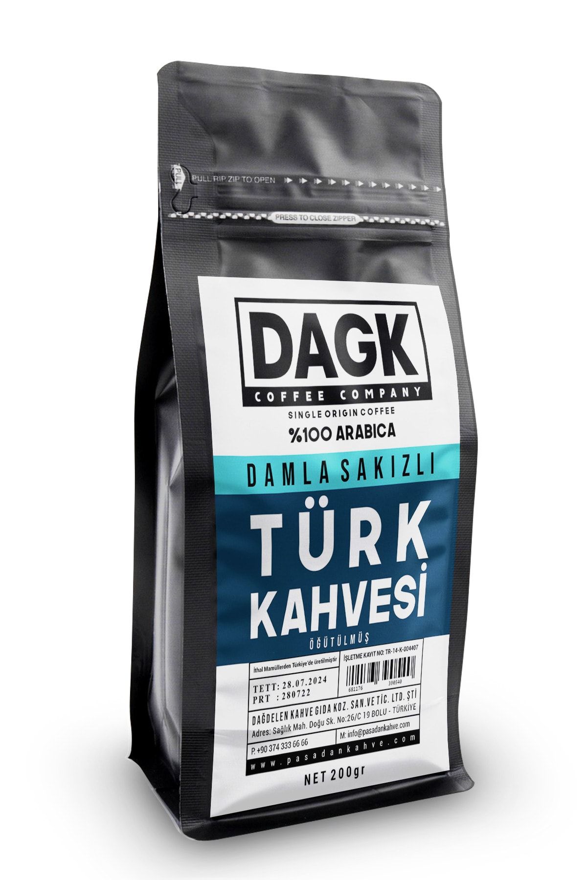 Dagk Damla Sakızlı Türk Kahvesi 200gr