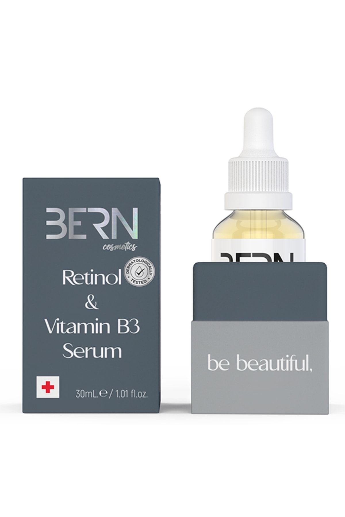 Bern Cosmetics Retinol&#43;vitamin B3 Serum Cilt Bakımı,yaşlanma Karşıtı,kırışıklıklar Ve Ince Çizgiler