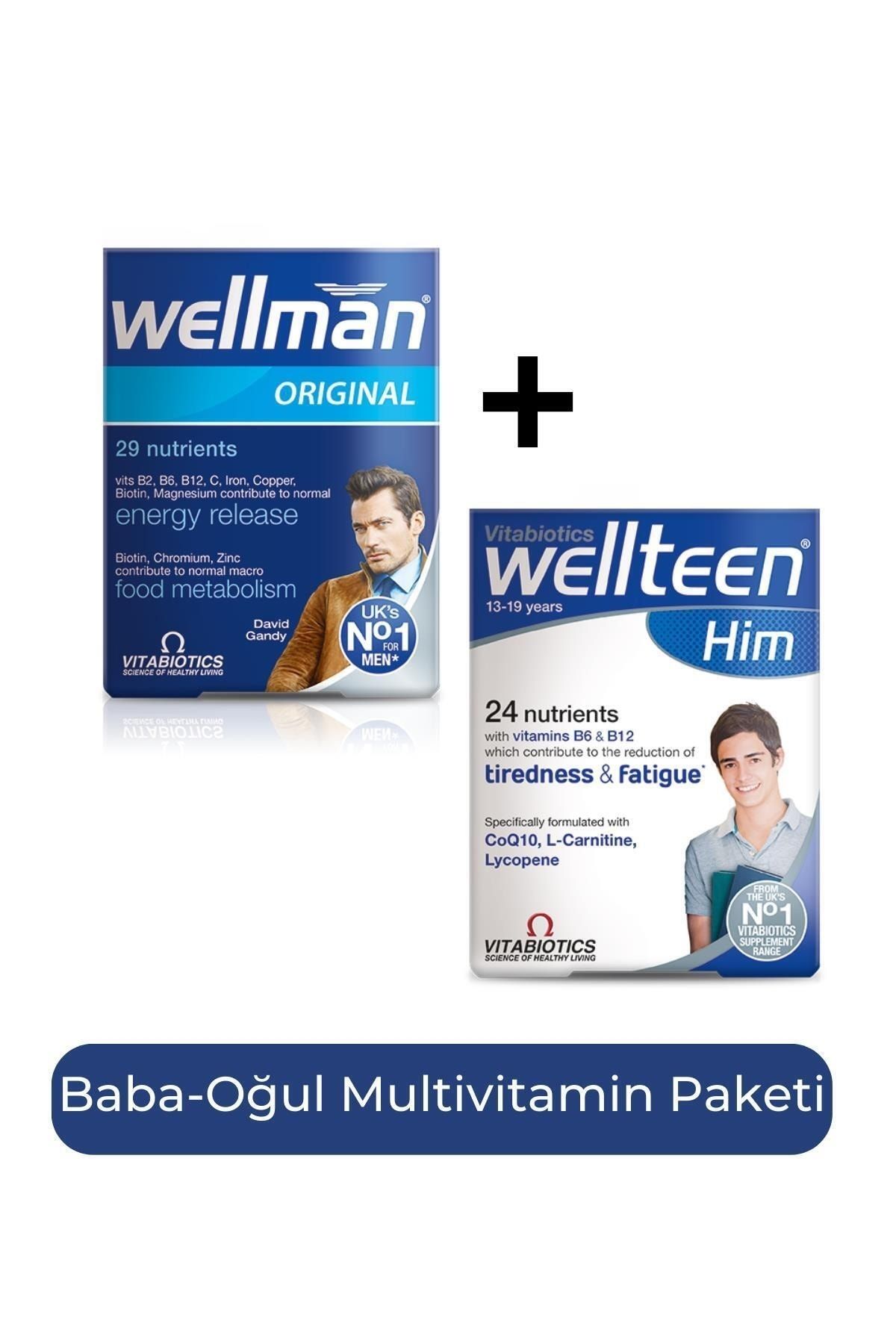 Wellman Wellteen Him Baba-oğul Multivitamin