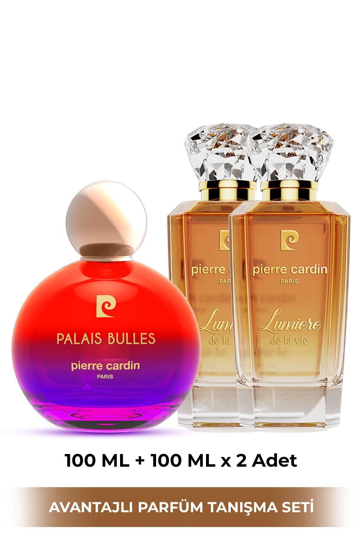 Pierre Cardin Palais Bulles Edp 100 ml ve Lumiere De La Vie 100 ml 2'li Kadın Parfüm Seti STCC021276