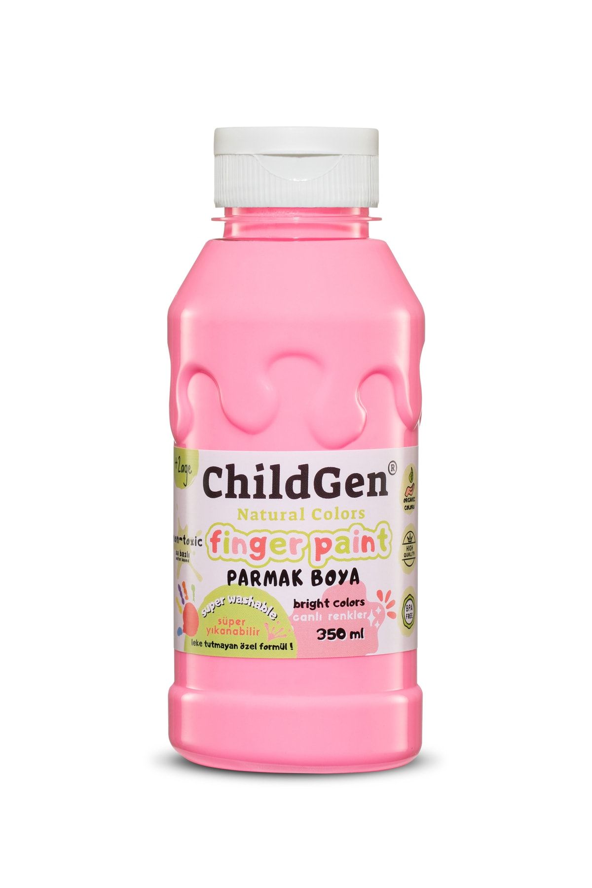 ChildGen Süper Yıkanabilir Parmak Boya 350 ml Şişe
