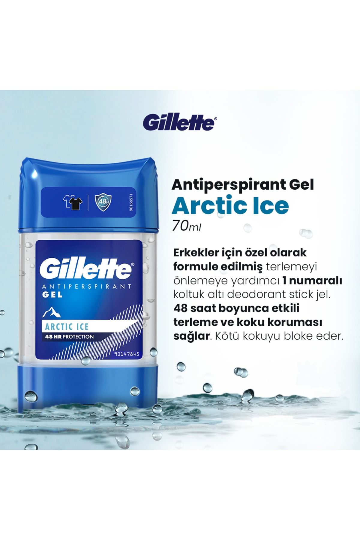 Gillette Antiperspirant Gel Arctic Ice 70 ml