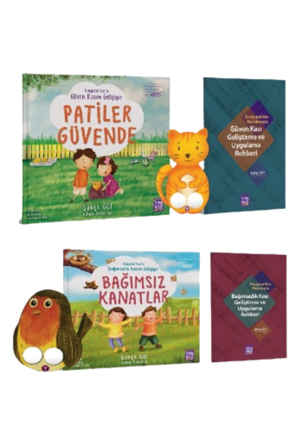 Yenikapı Çocuk Yayınları Patiler Güvende + Bağımsız Kanatlar (metaforik Hikaye Etkinlik Setleri)