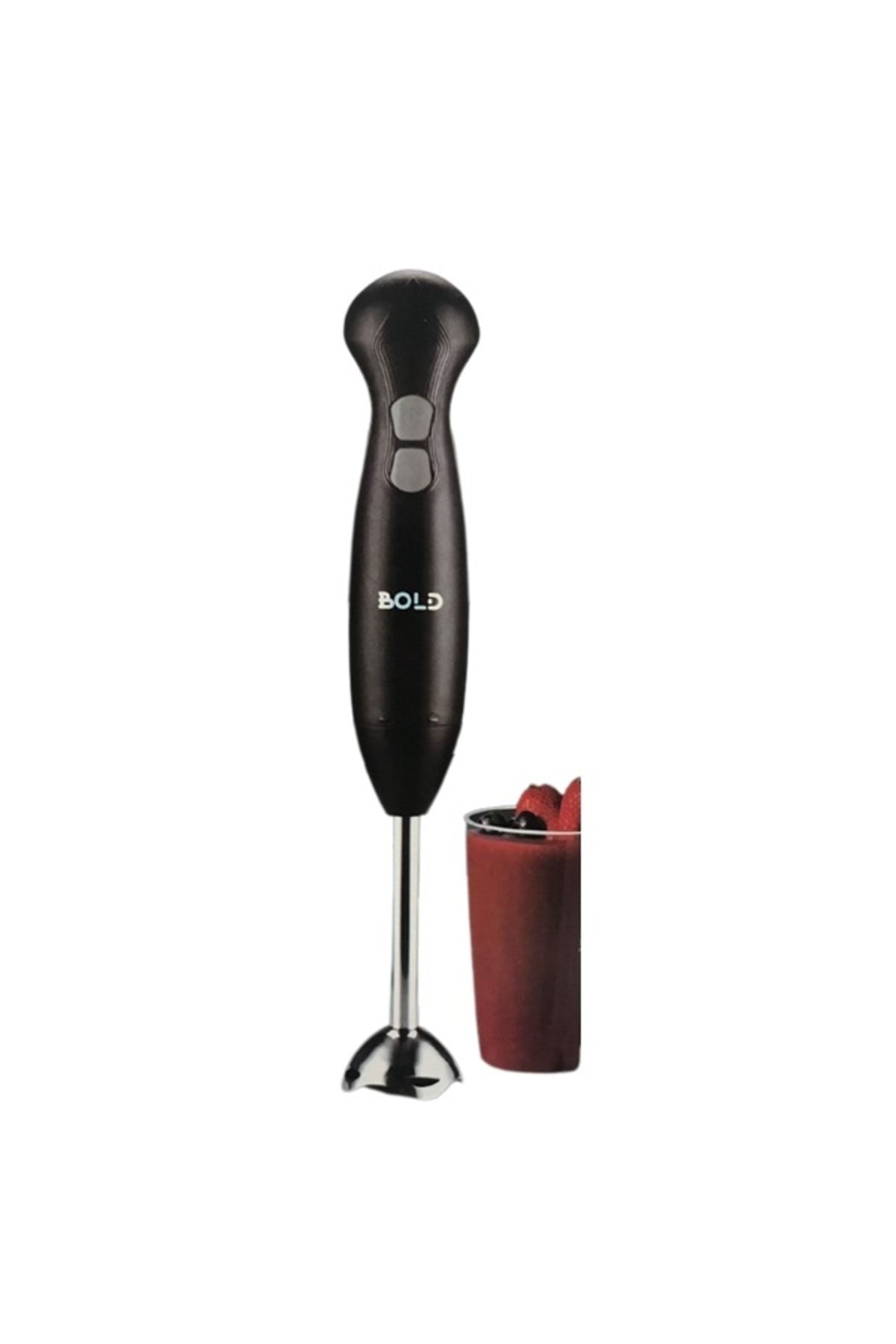 BOLD Kaseli Siyah Turbo Çubuk Blender