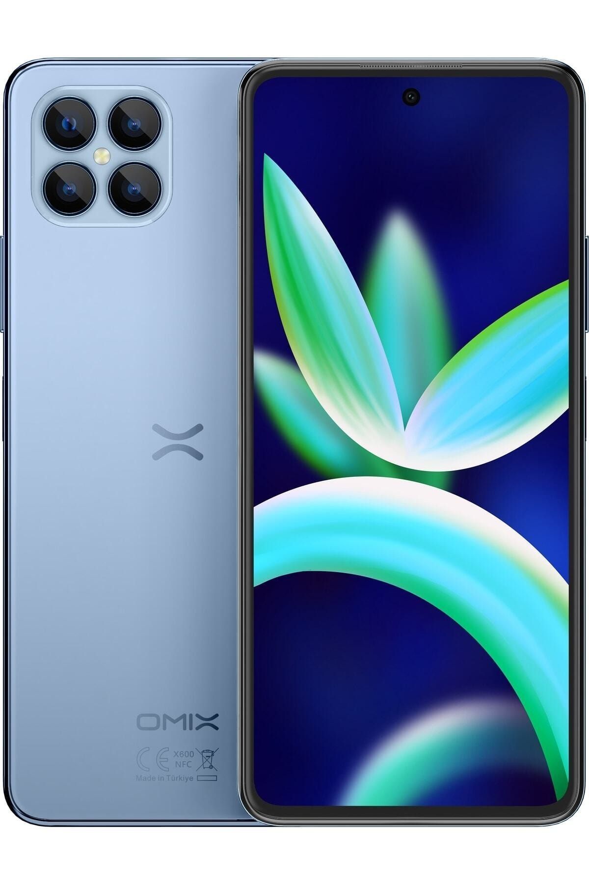 omix X600 4 Ram 64 Gb Mavi Renk Cep Telefonu Türkiye Garantili