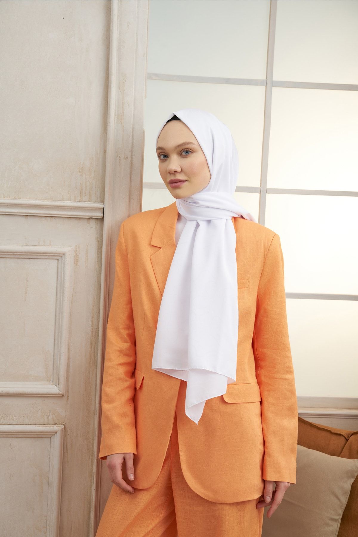 ARMANDA Yeni Sezon Dalga Desen Şal - Perla Serisi Minimal Desen Şık Şal Başörtü Hijab Scarf