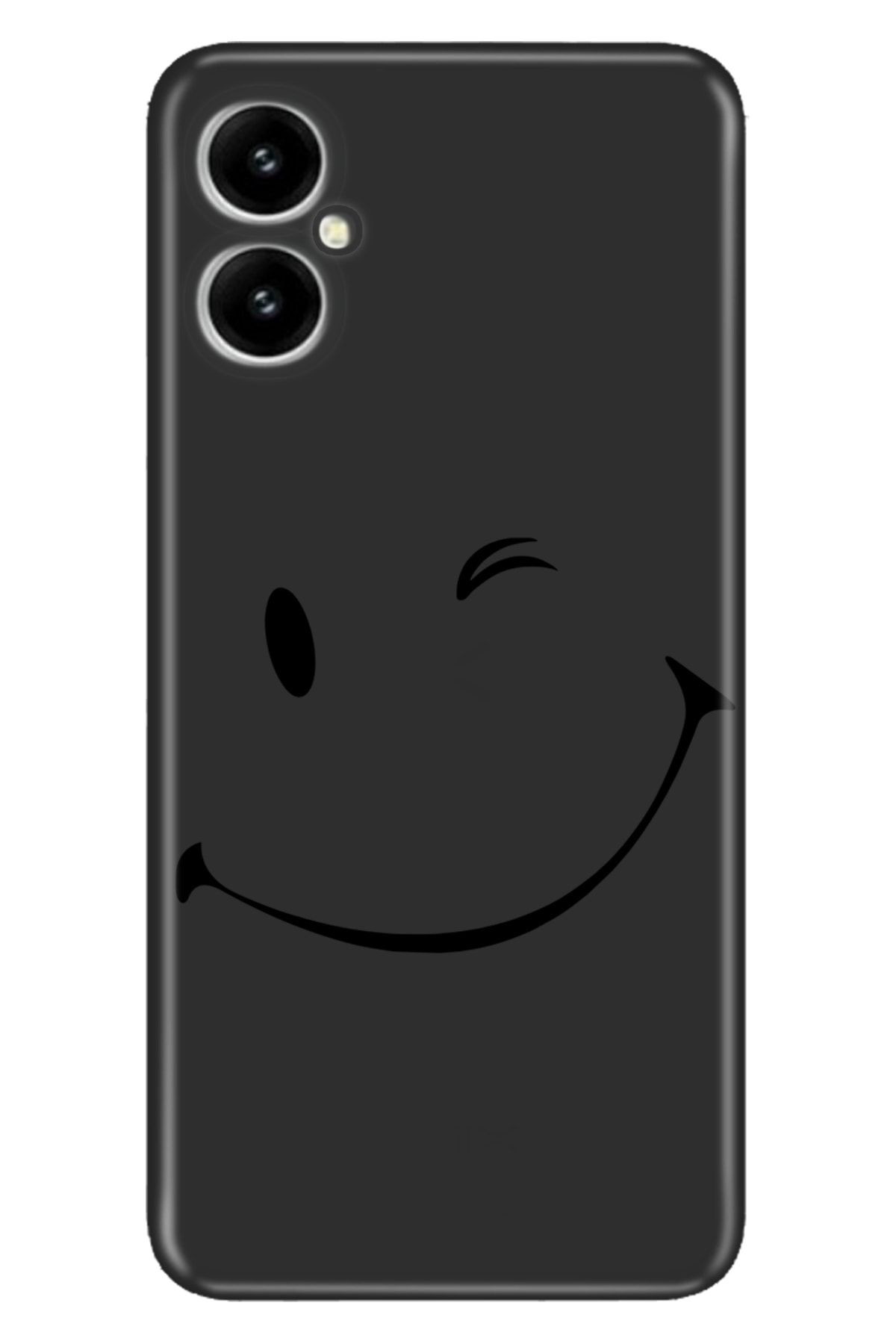 omix X5 Kılıf Silikon Desenli Resimli UV Kapak Smile