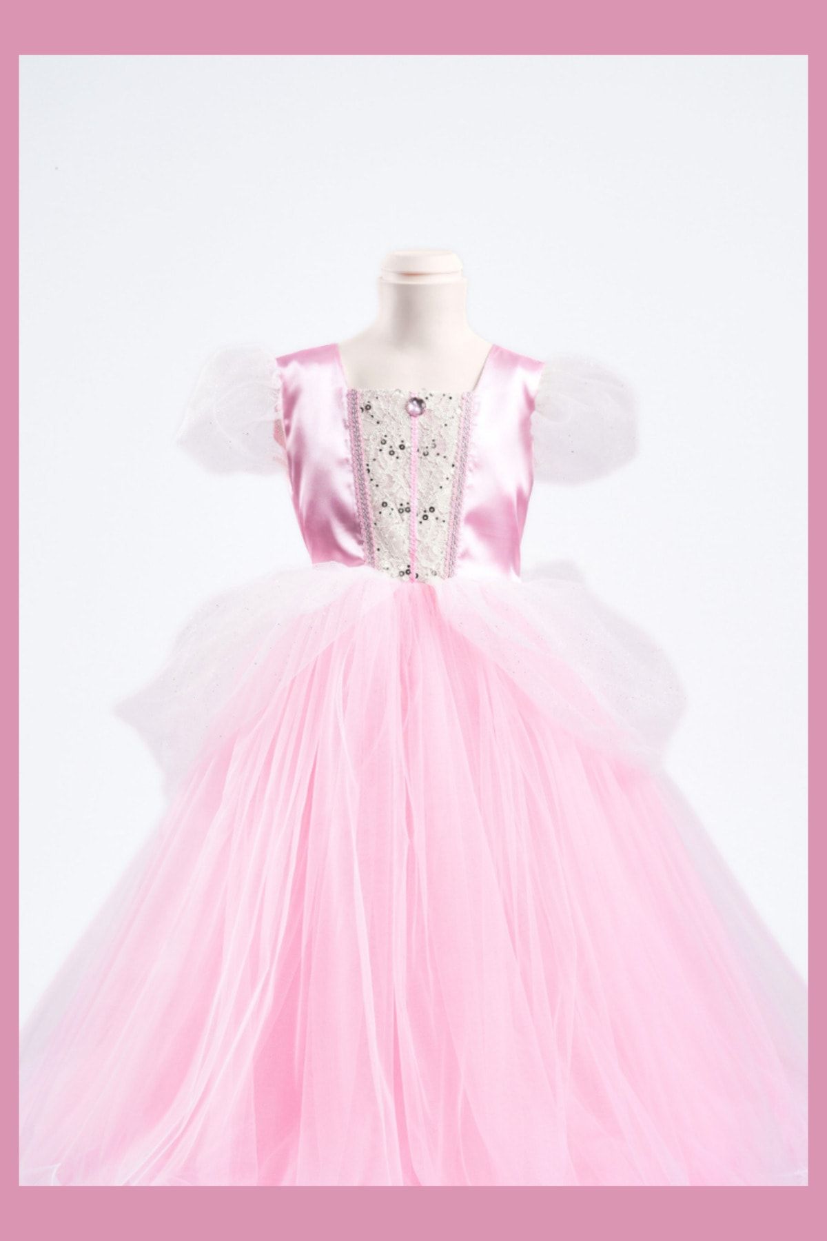 Zeze Kostüm Pembe Prenses Kostümü / Pembe Prenses Elbisesi