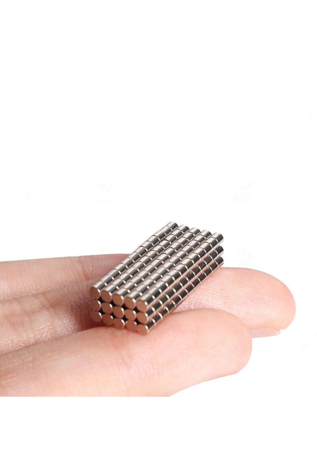 Hdg 50 Adet Silindir Küçük Neodyum Mıknatıs Magnet d 3x3 mm